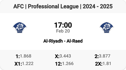 Exciting Clash: Al-Riyadh vs Al-Raed!