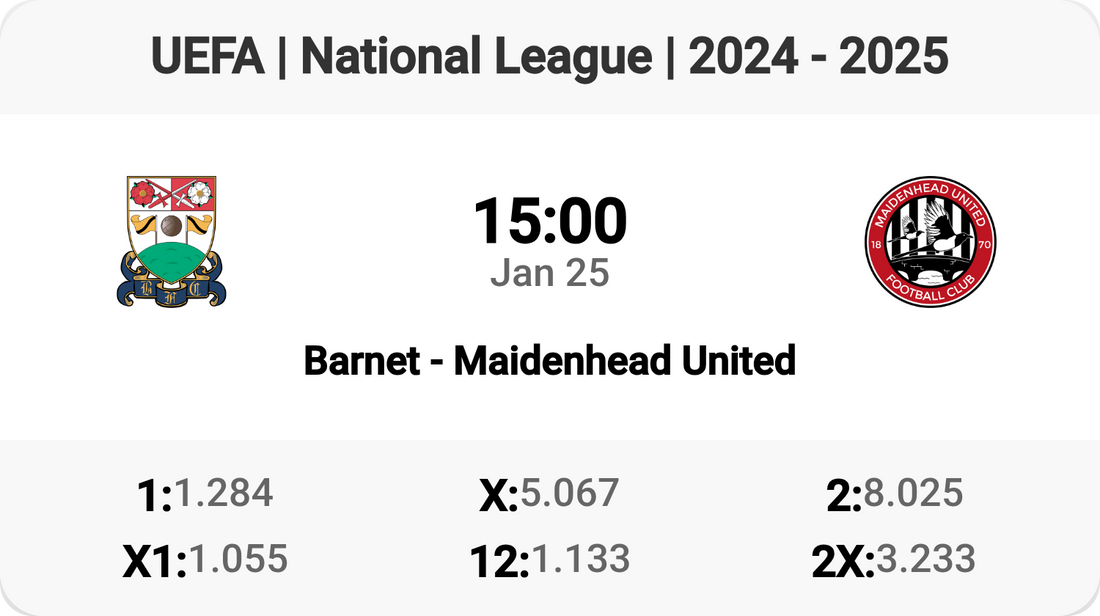 Barnet vs Maidenhead United: Epic Clash Tomorrow!