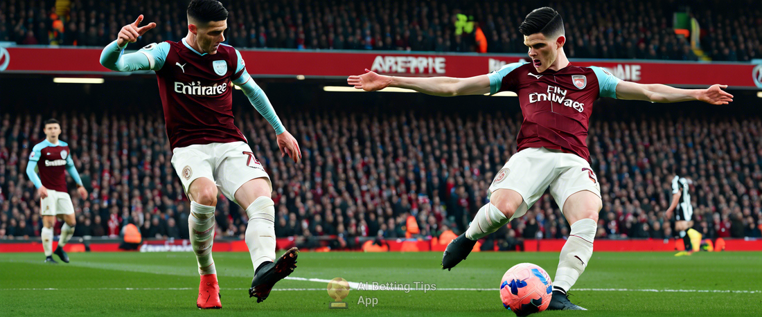 Mikel Arteta reacting to Declan Rice's red card incident against Brighton.