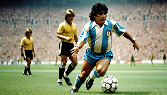 Diego Maradona's Legendary Rainbow Flick! 🌟