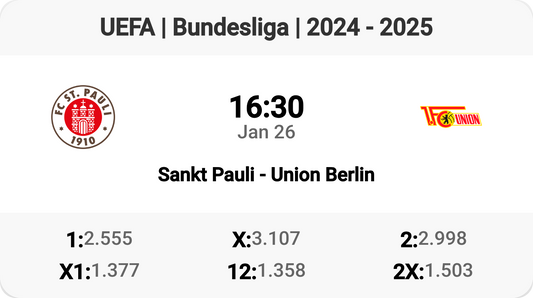 Sankt Pauli vs. Union Berlin: Bundesliga Showdown!