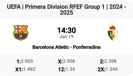 Battle in Group 1: Barcelona Atletic vs Ponferradina! ⚽🔥