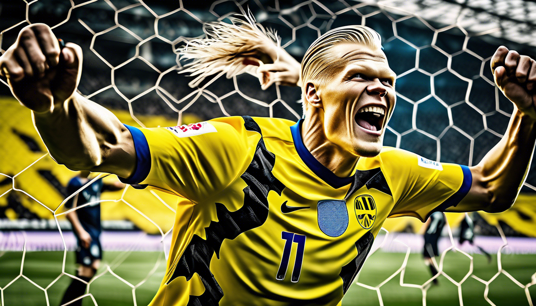 Erling Haaland's Epic Goal - A Majestic Scoring Moment!