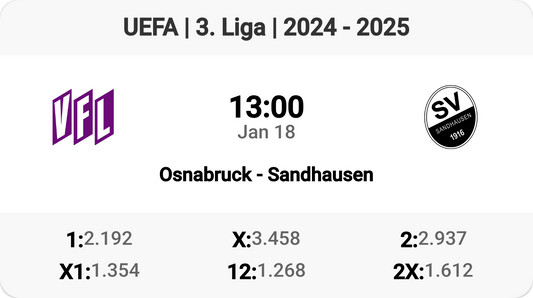 Thrilling 3. Liga Clash: Osnabruck vs Sandhausen!