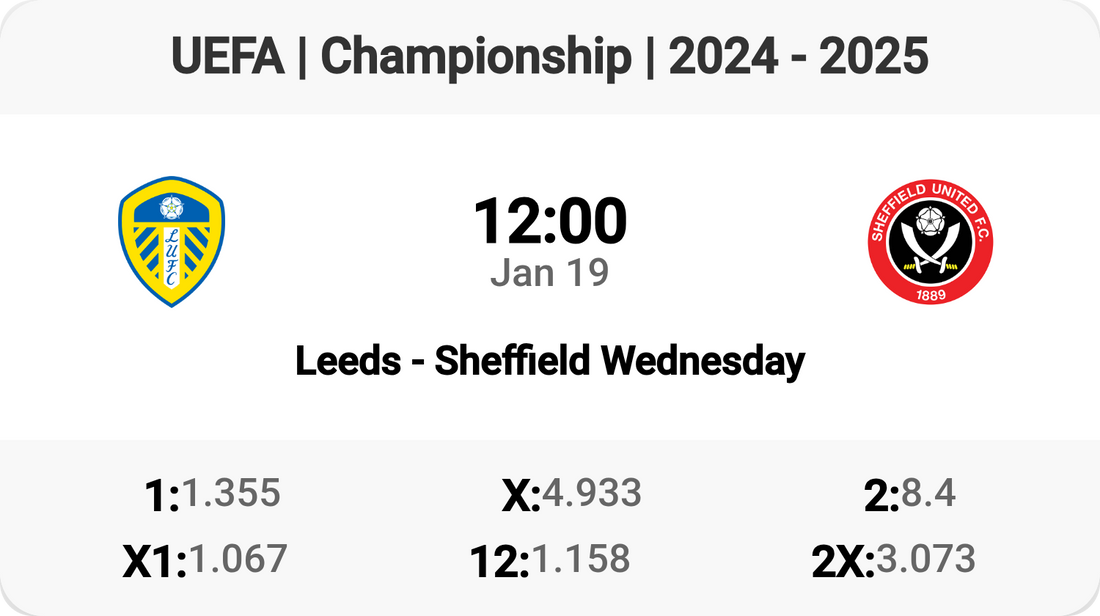 Leeds vs Sheffield Wednesday: Championship Clash!