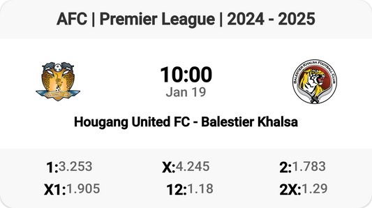 Epic Clash: Hougang United vs Balestier Khalsa! ⚽🔥