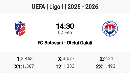 Epic Clash: FC Botosani vs Otelul Galati!