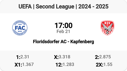 Exciting Clash: Floridsdorfer AC vs Kapfenberg Tomorrow!