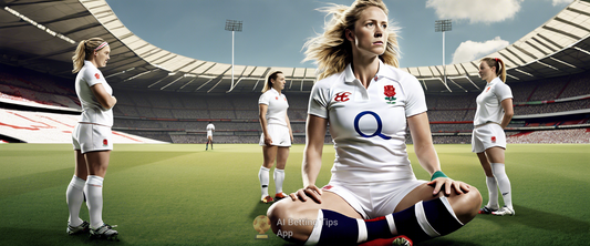 England women's football team celebrating a goal against South Africa.