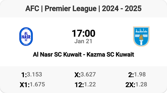 Match Preview: Al Nasr SC vs Kazma SC!