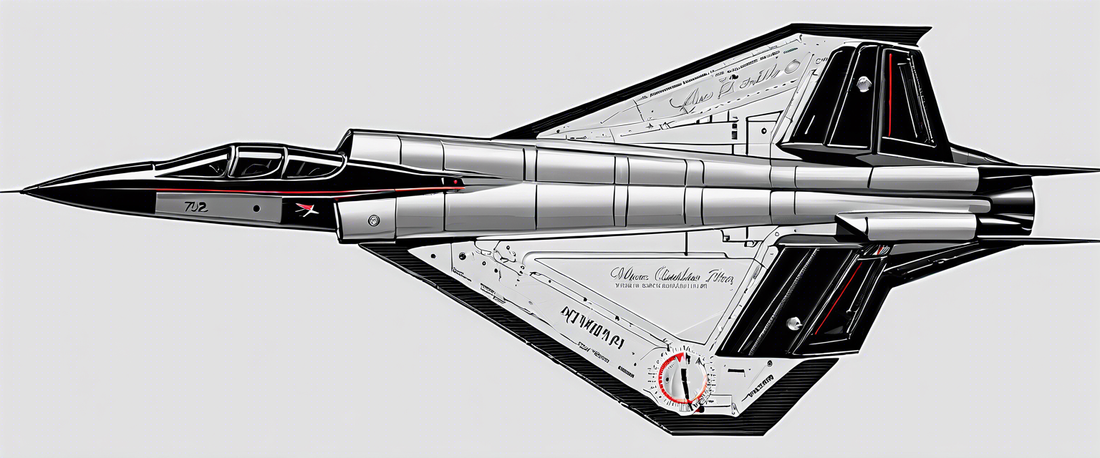 Blackbird-themed watch featuring SR-71 parts and precision technology