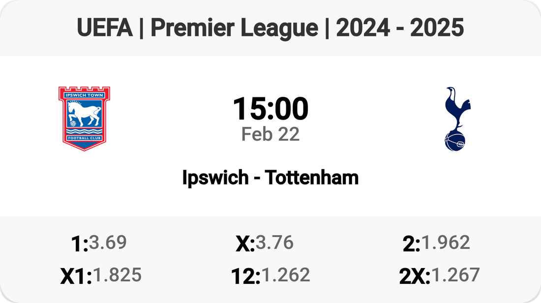 Ipswich Battles Tottenham in Premier League Showdown!