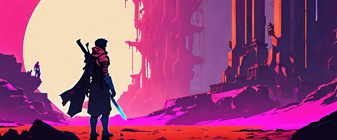 Dead Cells final update announcement with vibrant game art.