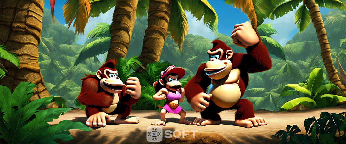 Nintendo Direct showcasing Donkey Kong Country theme park attraction