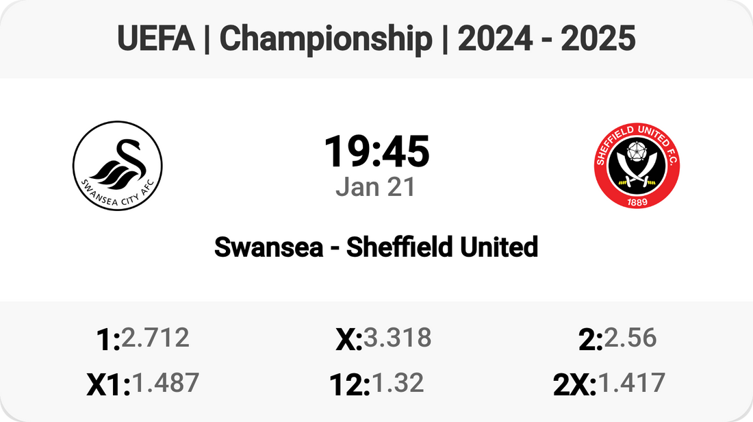 Clash of Titans: Swansea vs Sheffield United! 🔥