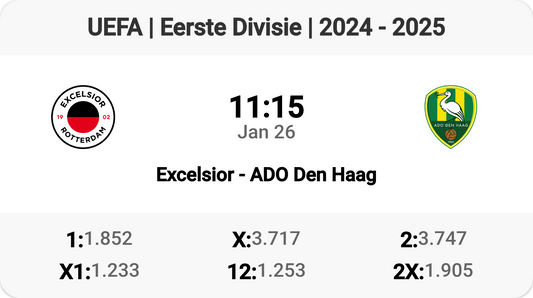 Excelsior vs ADO Den Haag: Clash of Titans! ⚽🔥