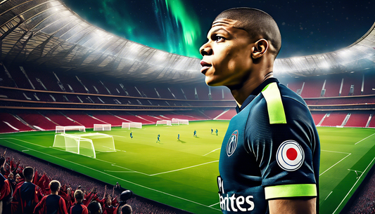 Epic Clash: Mbappé Under the Northern Lights!