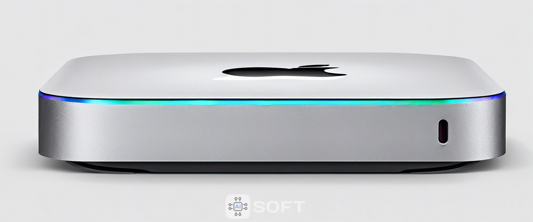 Redesigned Mac Mini by Apple with M4 chip in a compact form