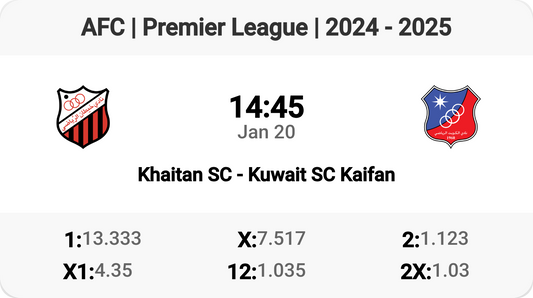 Epic Clash: Khaitan SC vs Kuwait SC Tomorrow!