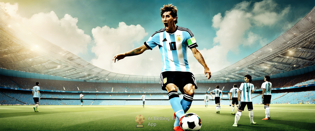 Lionel Messi scoring a goal during Argentina vs Bolivia match