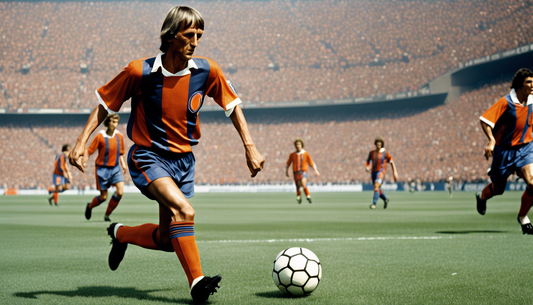 Johan Cruyff's Perfect Pass Amidst Legends! ⚽️✨