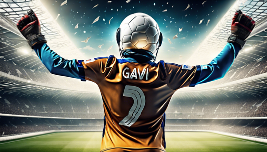 Gavi's Stellar Celebration! 🌌⚽️