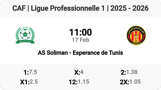 🚨 AS Soliman vs Esperance de Tunis - Match Preview! ⚽