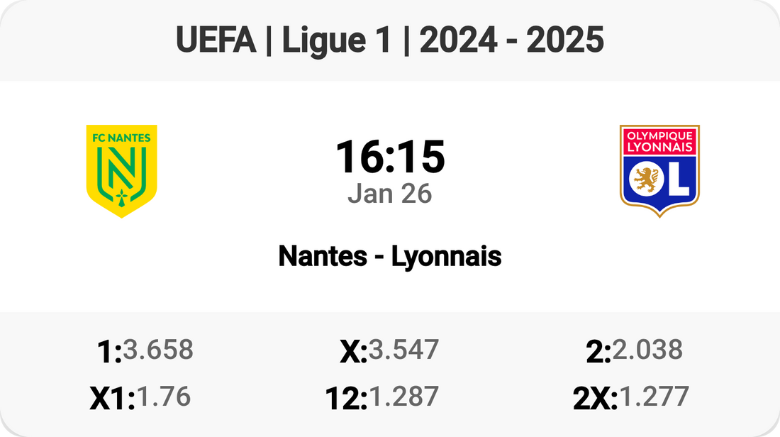 Epic Clash: Nantes vs Lyonnais!