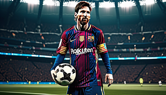 Epic Showdown: Messi in a Gothic Arena! ⚽️🛡️