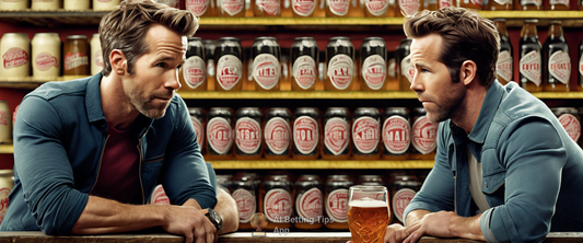 Ryan Reynolds and Rob McElhenney announce Wrexham Lager purchase in a funny silent video.