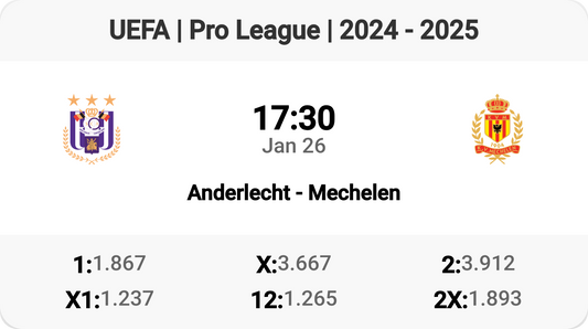 Anderlecht vs Mechelen: Clash of Titans!