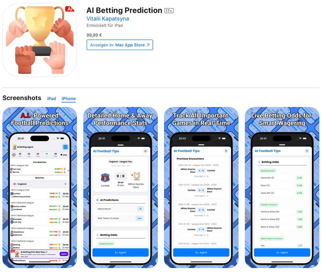 Football Betting Tips & Prediction Powered by Advanced AI