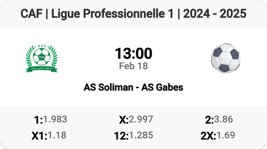 Epic Clash: AS Soliman vs AS Gabes! ⚽🔥