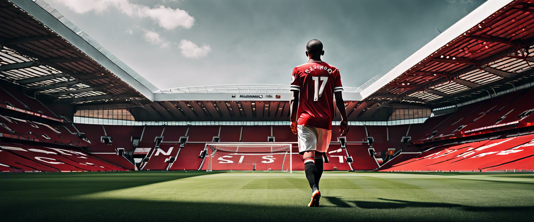 Manchester United players during their pre-season match against Liverpool, showcasing their challenges.