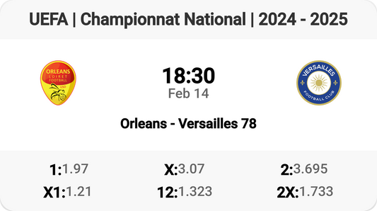 Intense Clash: Orleans vs Versailles 78 Tomorrow!