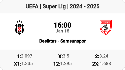 Epic Clash: Besiktas vs Samsunspor Tomorrow! ⚽🔥