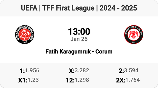 Exciting Clash: Fatih Karagumruk vs Corum! ⚽💥