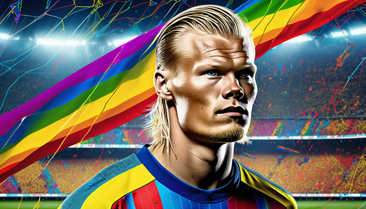 Epic Showdown: Haaland vs. Rivals! 🌈⚽️