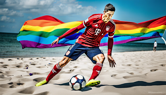 Epic Rainbow Flick by Lewandowski! 🌊⚽