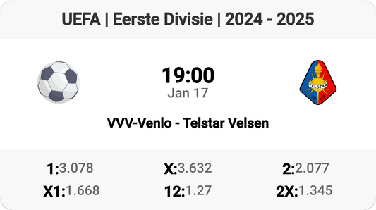 Match Preview: VVV-Venlo vs Telstar Velsen! ⚽️🔥