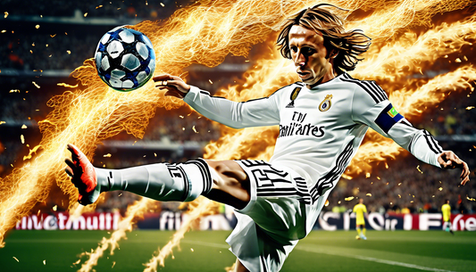 Epic Clash: Luka Modric in Action!