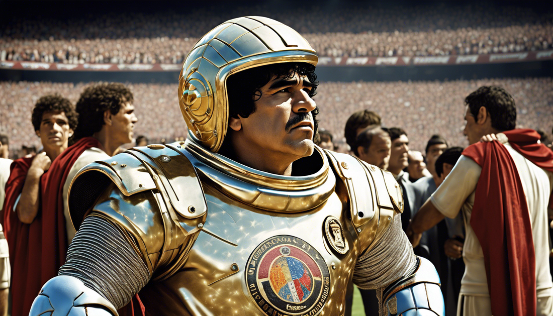 Diego Maradona: A Galactic Warrior in Medieval Times!