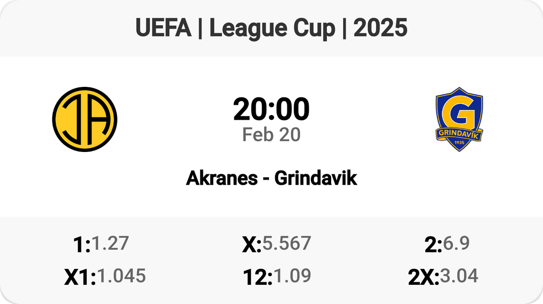 Akranes vs Grindavik: League Cup Showdown!