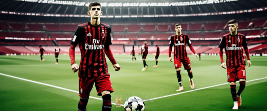 Christian Pulisic celebrating his remarkable achievement at AC Milan.