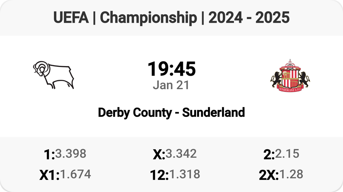 Derby County vs Sunderland: Epic Championship Clash! ⚽️