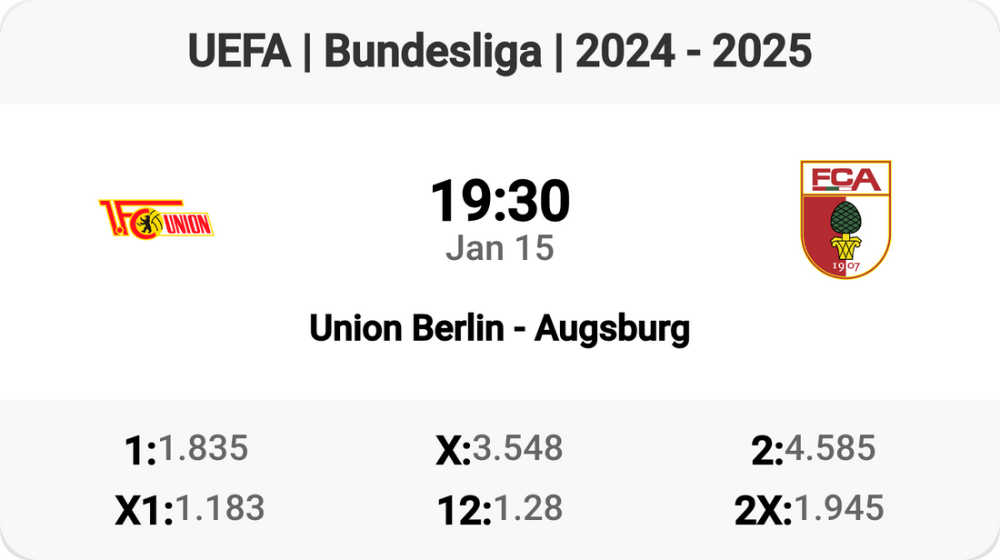 Union Berlin vs Augsburg: Bundesliga Showdown! ⚽️🔥