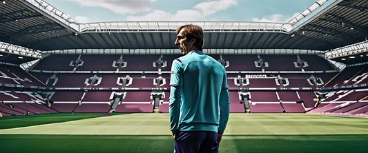 Julen Lopetegui and Max Kilman at West Ham training session before new Premier League season.