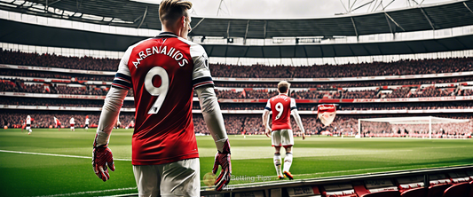 Gabriel Magalhaes scores from a set-piece against Tottenham in the North London derby.