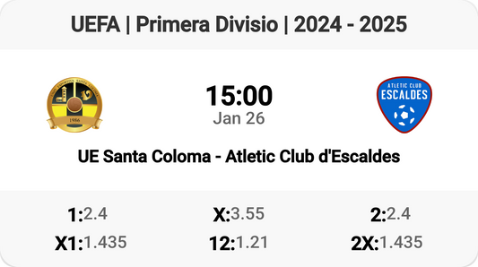 Epic Showdown: UE Santa Coloma vs Atletic Club d'Escaldes!