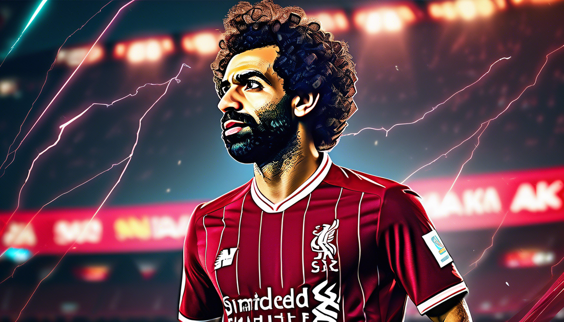 Mohamed Salah Shines Bright in Cyberpunk City!